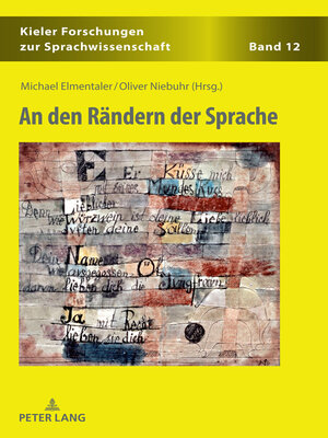 cover image of An den Rändern der Sprache